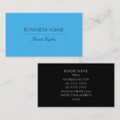 Carte De Visite Recruteur commercial élégant (Devant / Derrière)