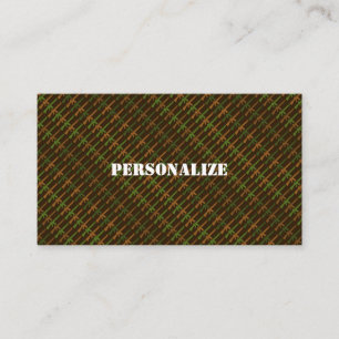 Carte De Visite Recruteur des Forces Armées Militaires Camo Gun Br