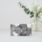 Carte De Visite Recruteur en ressources humaines (Debout devant)