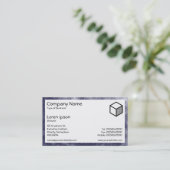 Carte De Visite Rectangle - Atmosphère enfumée (Debout devant)