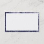 Carte De Visite Rectangle - Atmosphère enfumée (Dos)
