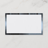 Carte De Visite Rectangle - Bandes de verre (Dos)