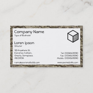Carte De Visite Rectangle - Bark 02
