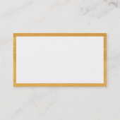 Carte De Visite Rectangle - Bois 04 (Dos)