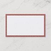 Carte De Visite Rectangle - Brique (Dos)