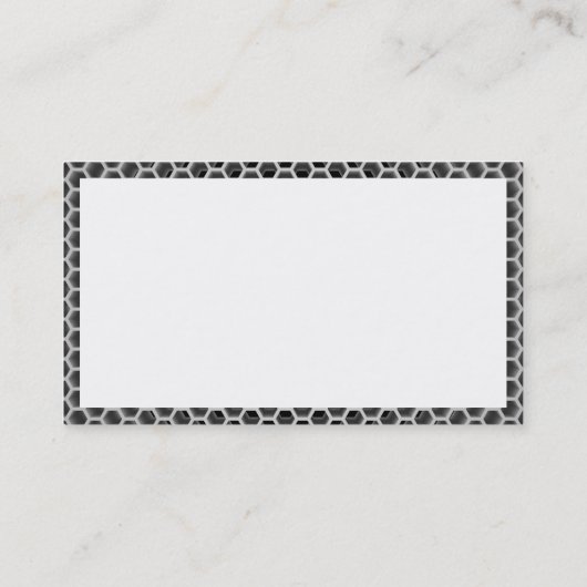 Carte De Visite Rectangle - Cool de peigne (Dos)