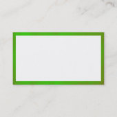 Carte De Visite Rectangle - Craie verte (Dos)