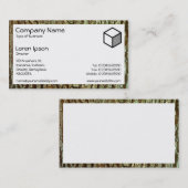 Carte De Visite Rectangle - écorce 03 (Devant / Derrière)