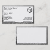 Carte De Visite Rectangle - Fenêtre Embuée (Devant / Derrière)