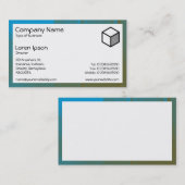 Carte De Visite Rectangle - Fonds marins en verre (Devant / Derrière)