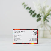 Carte De Visite Rectangle - Géants rouges (Debout devant)