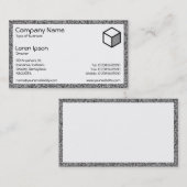 Carte De Visite Rectangle - Granite Lite (Devant / Derrière)