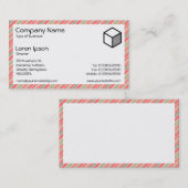 Carte De Visite Rectangle - Grilles 310515 (010) (Devant / Derrière)