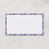 Carte De Visite Rectangle - Grilles 310515 (011) (Dos)