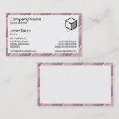 Carte De Visite Rectangle - Grilles 310515 (012) (Devant / Derrière)