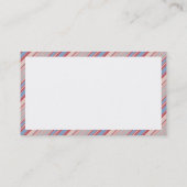 Carte De Visite Rectangle - Grilles 310515 (012) (Dos)