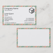 Carte De Visite Rectangle - Grilles 310515 (07) (Devant / Derrière)