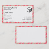 Carte De Visite Rectangle - Grilles 310515 (08) (Devant / Derrière)