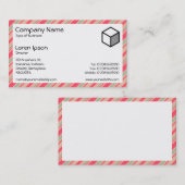 Carte De Visite Rectangle - Grilles 310515 (09) (Devant / Derrière)