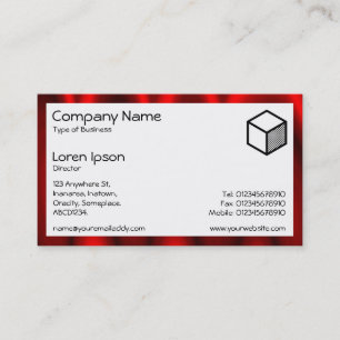 Carte De Visite Rectangle - Hall of Flame 02