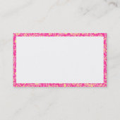 Carte De Visite Rectangle - Impressionnisme rose (Dos)