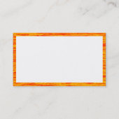 Carte De Visite Rectangle - Lac de feu (Dos)
