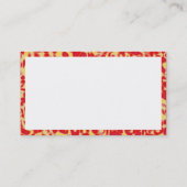 Carte De Visite Rectangle - Marbrure 06 (Dos)