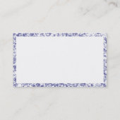 Carte De Visite Rectangle - Marine Motted (Dos)