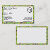 Carte De Visite Rectangle - Marqueur 02 (Devant / Derrière)