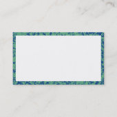 Carte De Visite Rectangle - Minéral vert (Dos)