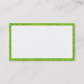 Carte De Visite Rectangle - Minéral vert 02 (Dos)