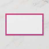 Carte De Visite Rectangle - Nuages rouges (Dos)