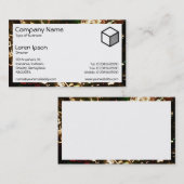 Carte De Visite Rectangle - Optique fibre (Devant / Derrière)