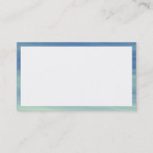 Carte De Visite Rectangle - Pistes Sky (Dos)