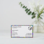 Carte De Visite Rectangle - Pizzazz Minéral (Debout devant)