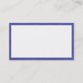 Carte De Visite Rectangle - Plastique gris (Dos)