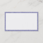 Carte De Visite Rectangle - Stuc gris bleu (Dos)