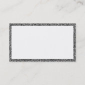 Carte De Visite Rectangle - Taches Aléatoires (Dos)