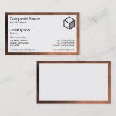 Carte De Visite Rectangle - Tempête de poussière martienne (Devant / Derrière)