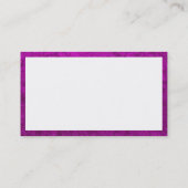 Carte De Visite Rectangle - Terre violette (Dos)