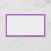 Carte De Visite Rectangle - Traînées magenta (Dos)