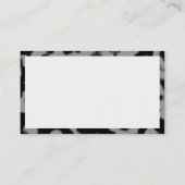 Carte De Visite Rectangle - Vache fumée (Dos)