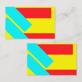 Carte De Visite Rectangles (Devant / Derrière)