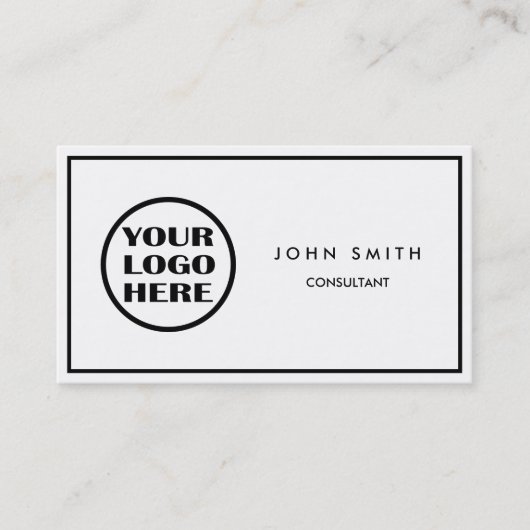 Carte de visite recto-verso avec logo (Devant)