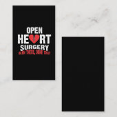 Carte De Visite Récupération de la dérivation de la chirurgie card (Devant / Derrière)