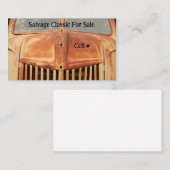 Carte De Visite Récupérer un camion classique (Devant / Derrière)