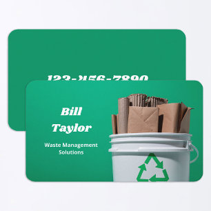 Carte De Visite Recyclage Gestion des déchets