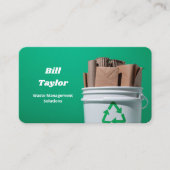 Carte De Visite Recyclage Gestion des déchets (Devant)