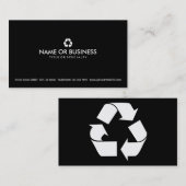 Carte De Visite recyclage simple (Devant / Derrière)