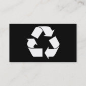 Carte De Visite recyclage simple (Dos)